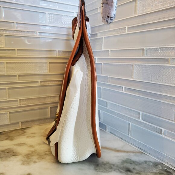 NWOT Vintage Dooney & Bourke WHITE  AWL Cavalry Collection, Ammunition Pouch - Picture 7 of 16